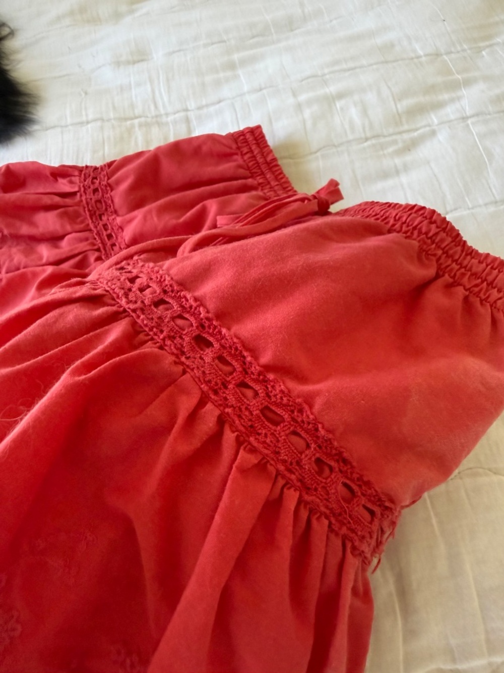 VINTAGE y2k tiered ruffle floral embroidered mini skirt - Picture 2 of 7